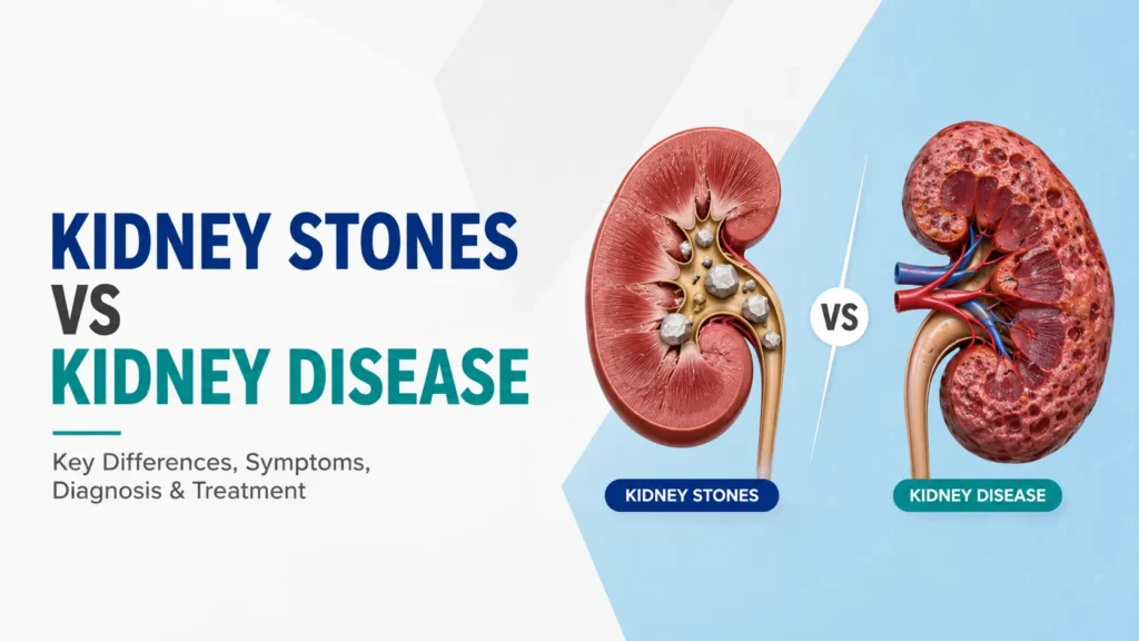 kidney stone vs kidney disease