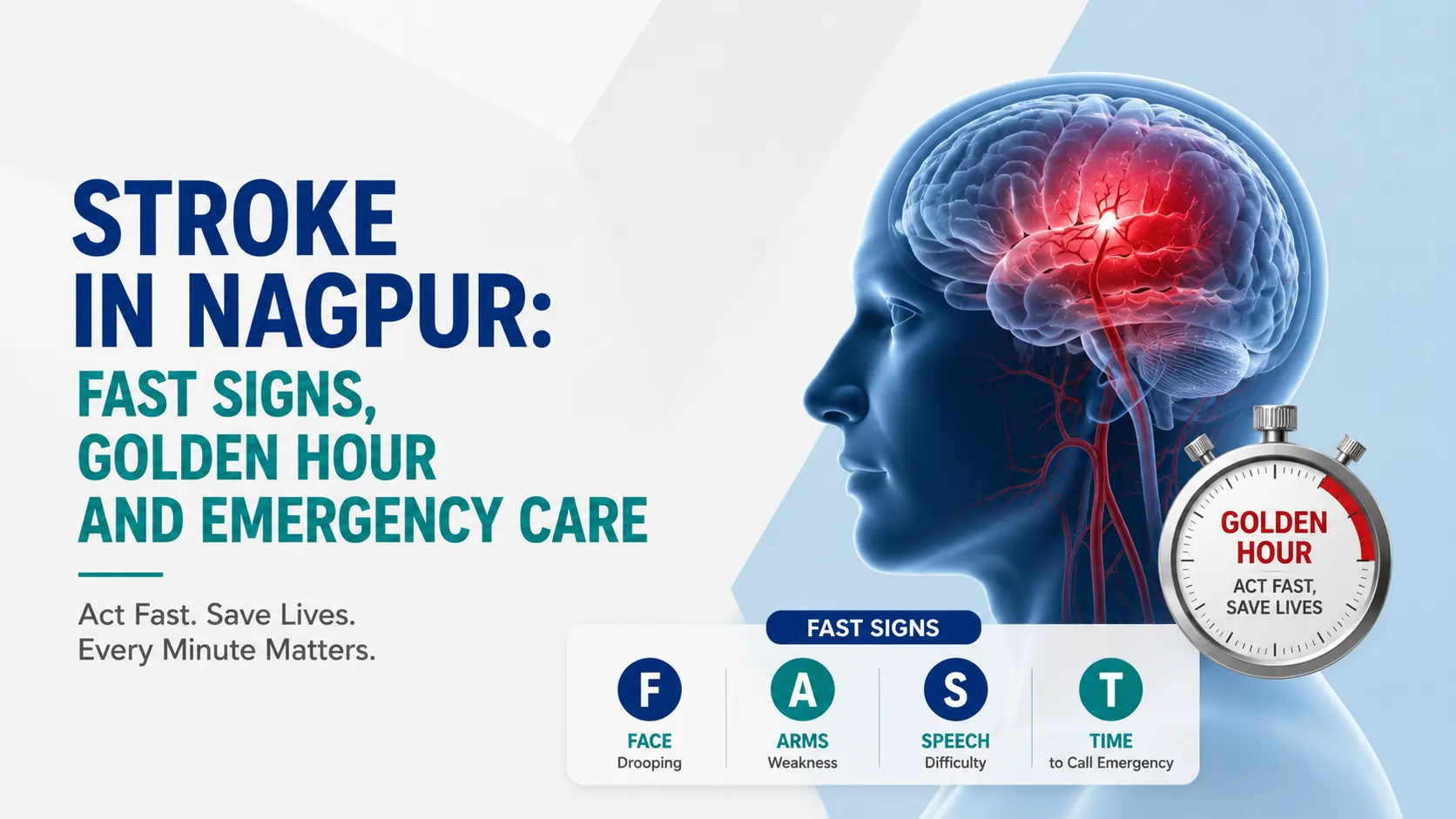 Stroke in Nagpur: The Golden Hour, FAST Warning Signs and Where to Go Immediately